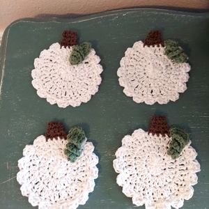Pumpkin coasters